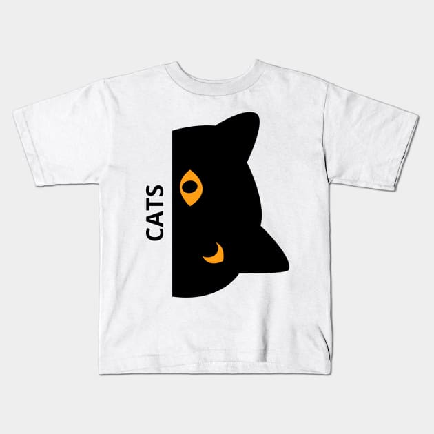 I Like Cats Kids T-Shirt by khider